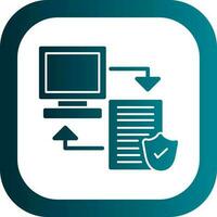 Data transfer Vector Icon Design