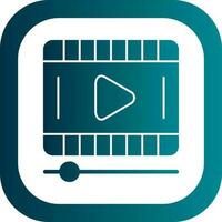 Video Vector Icon Design