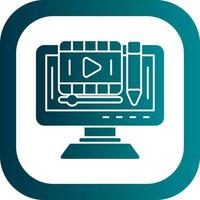 Edit video Vector Icon Design