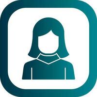 Girl Vector Icon Design