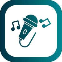 Singing Vector Icon Design