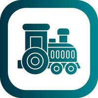 Toy train Vector Icon Design