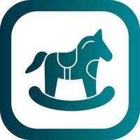 Horse toy Vector Icon Design