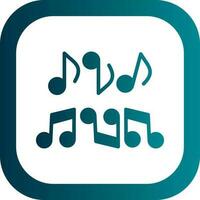 Musical note Vector Icon Design
