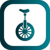 Monocycle Vector Icon Design