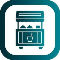 Food stand Vector Icon Design