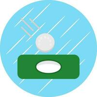 Hole in one Vector Icon Design