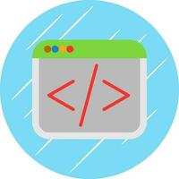 Web coding Vector Icon Design
