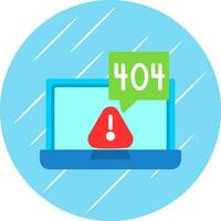 404 error Vector Icon Design