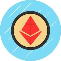 ethereum vector icono diseño