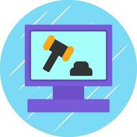 Auction Vector Icon Design