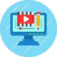 Edit video Vector Icon Design