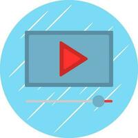 diseño de icono de vector de vídeo