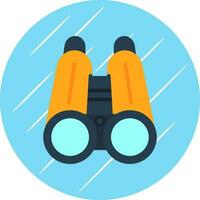 Binoculars Vector Icon Design