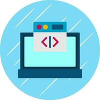 Web coding Vector Icon Design