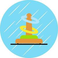 Ring toss Vector Icon Design