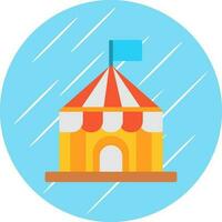 diseño de icono de vector de carpa de circo