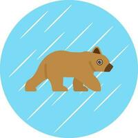 diseño de icono de vector de oso