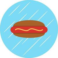 Hot dog Vector Icon Design