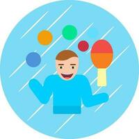 Juggling Vector Icon Design