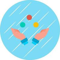 Juggling Vector Icon Design