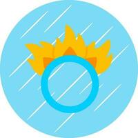 Ring of fire Vector Icon Design