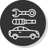 Car maintenance Vector Icon Design