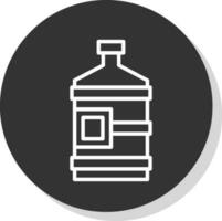 diseño de icono de vector de botella de agua