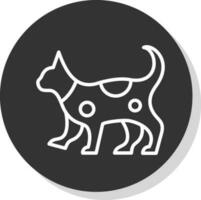 diseño de icono de vector de gato