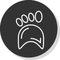 Paw Vector Icon Design