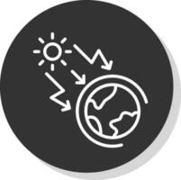 Greenhouse effect Vector Icon Design