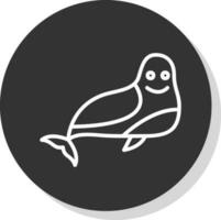 Seal Vector Icon Design