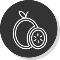 Passion fruit Vector Icon Design