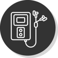 Walkman Vector Icon Design