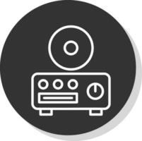 CD player Vector Icon Design