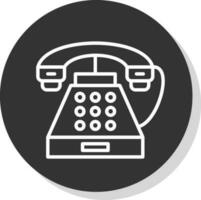 Telephone Vector Icon Design