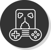 diseño de icono de vector de videojuego