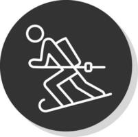 Skis Vector Icon Design