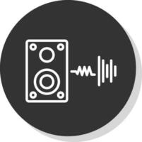 sonido de música vector icono diseño