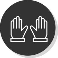 Glove Vector Icon Design