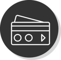 Debit card Vector Icon Design