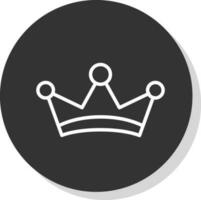 Crown Vector Icon Design