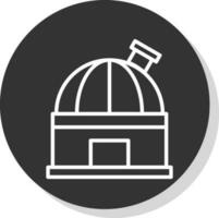 diseño de icono de vector de observatorio