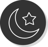 Moon Vector Icon Design