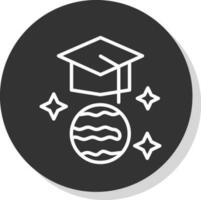 Graduation hat Vector Icon Design