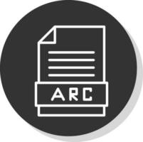 Arc Vector Icon Design