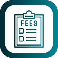 Fees Vector Icon Design