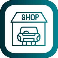 Car shop Vector Icon Design