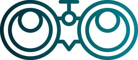 Binocular Vector Icon Design