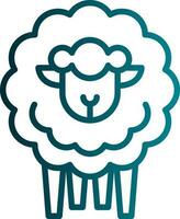 Sheep Vector Icon Design
